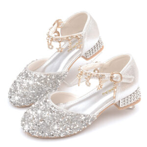 Alternative view of Kids Princess Sequined First Birthday Shoes