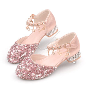 Alternative view of Kids Princess Sequined First Birthday Shoes