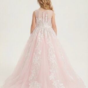 Alternative view of Kids The Xena Butterfly Tulle Maxi Dress | Flower Girl, Fairy Party & Pageant Gown