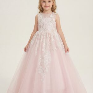 Kids The Xena Butterfly Tulle Maxi Dress | Flower Girl, Fairy Party & Pageant Gown