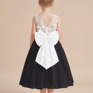 Kids The Aria 3D Floral Tulle Vintage Style | Piano Recital, Wedding Guest & Formal Gala Gown