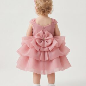 Alternative view of Kids The Diana Pearl Beaded Organza Dress | 1st Birthday, Flower Girl & Photography Gown