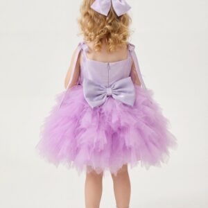 Alternative view of Kids The Tara Feathered Tulle Tutu | Birthday, Flower Girl & Easter Gown