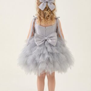 Alternative view of Kids The Phoebe Feather & Tulle Tutu Dress | Birthday, Flower Girl & Holiday Portrait Gown