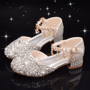 Kids Princess Sequined First Birthday Shoes