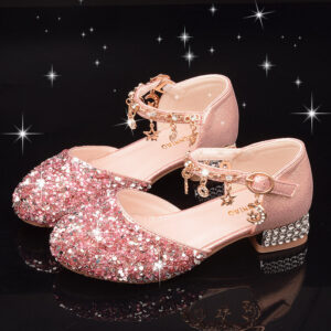 Kids Princess Sequined First Birthday Shoes