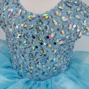 Alternative view of Kids Sleeveless Knee-length Toddler Frozen Pageant Dress